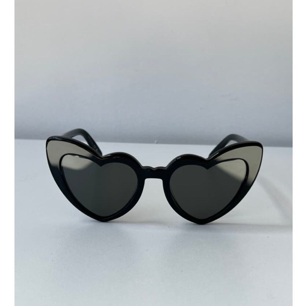 NEW Saint Laurent SL181 Black Heart LouLou Sunglasses - Picture 4 of 7